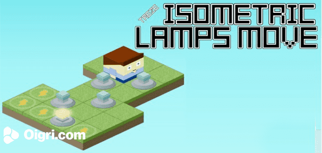Las lámparas isométricas se mueven